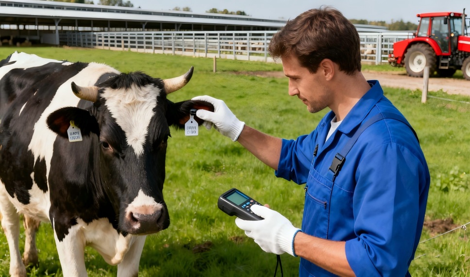 Rastreamento de gado por RFID